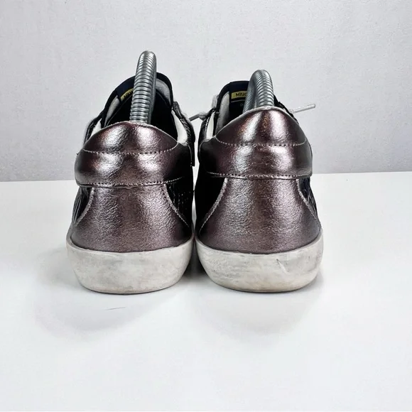 Mi.iM Sadie Croc Star Sneaker Black Size 9 Embossed Slip‎ On - Picture 4 of 10